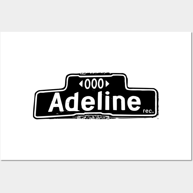 Adeline Records [Defunct Record Label] Wall Art by Defunct Logo Series